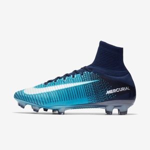 blue mercurial cleats